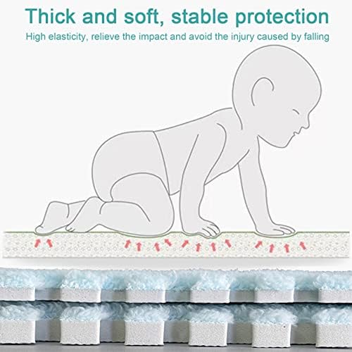 50pcs Interlocking Floor Tiles, Interlocking Carpet Soft EVA Foam Mats, Plush Interlocking Foam Carpet Tiles, Puzzle Play Mat with Border, 12x12inch(Size:1cm,Color:Light Pur