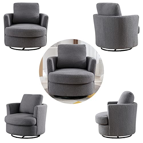 Sillón Plegable Tela Peluche Gris miniatura 6