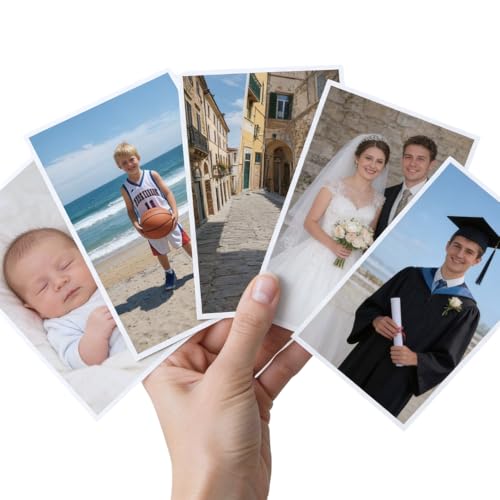 Petite Progress Photo Prints | Print Pictures 3.5x5 in, Pack of 5 Photos, Glossy, Luster or Matte Paper, Borderless or White Borders, Unframed, Printing Services