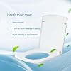 Toilet Seats, Multifunctional Quiet Close PP Material Rectangle Type Thicken Mute Slow Down Detachable Bathroom Accessories Fits All Regular Toilet Bowls, Elongated Toilet(White)