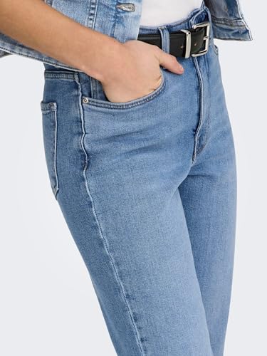 ONLY Female Straight-Fit Jeans ONLEMILY Ankel Hohe Taille Gerade geschnitten Jeans 6