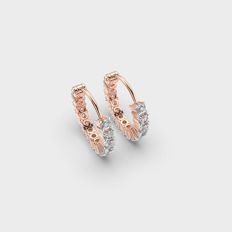 Anello dell'eternità Bali in argento sterling 925 | Placcatura in oro rosa N. pietra: 28 Dimensioni gemma: 0,01-0,07 mm | Peso: 0,56 crt Forma: rotonda | 2,112 grammi |LKE_R_00055