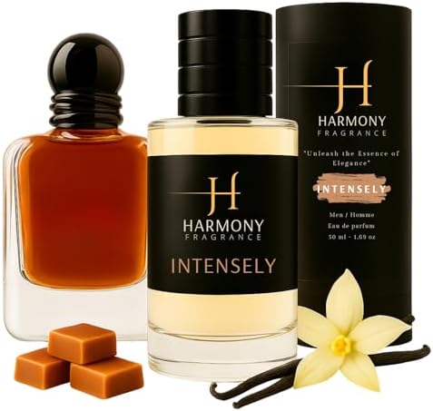 Intensely - Harmony Fragrance - Eau de Parfum - Inspired by Stronger With You Intensely - Luxury Perfume - For Men - Long Lasting Fragrance - Made In Canada