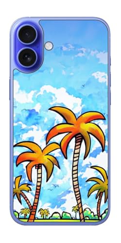 ClearView iPhone 16 Plusp vg w ی tB { AI摜SS V̖؃AChiPalm tree islandj