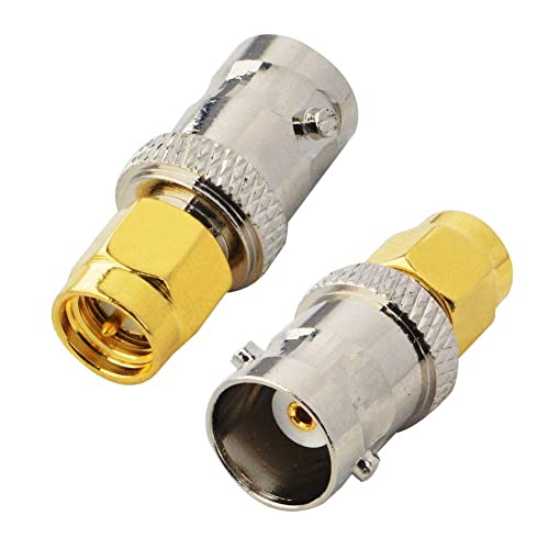 Conector coaxial BNC SMA macho a BNC hembra x2 miniatura 7