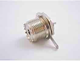 Connettori Uhf So239 Connettori Jack Femmina UHF SO-239 A Montaggio Pannello - Confezione Da 2 Pezzi, Ideali Per Radioamatori Connettori PL-259 Femmina Per Antenna - Foto 4