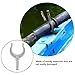 LIOOBO Boat Paddle Mounts Oarlock Clamps for Aluminum Boat Accessories Row Lock