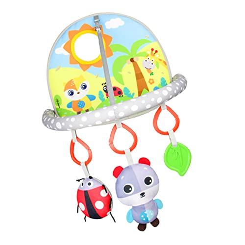 assentos carro para bebês, bebês, Pedal Fitness Frame com brinquedo pelúcia, Tapete ajustável para a