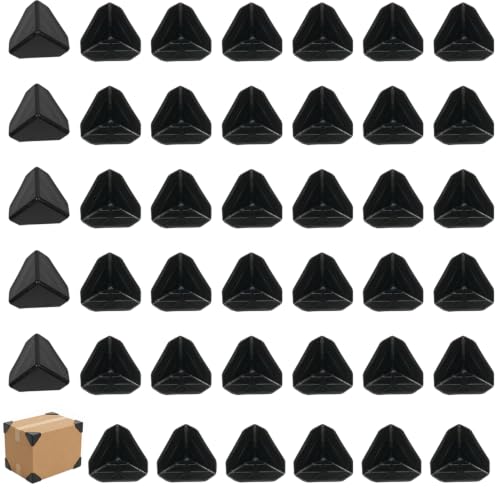 100Pcs Plastic Corner Protectors, 40x40x40mm Edge Protector for Shipping, Storage, Moving, Corner Guard Protection for Boxes, Furniture, Cartons and Panel Packaging -1.5 mm Thick