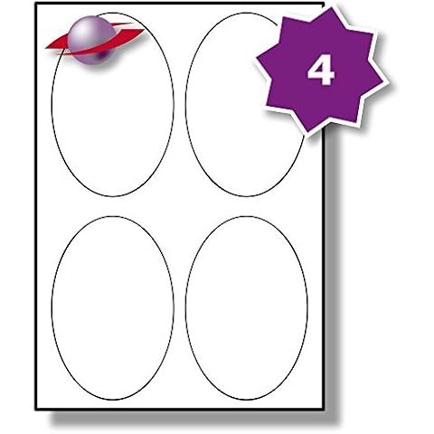 Label Planet Large Oval Sticky Labels - 20 Pack Cover