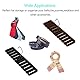 ZOOMSKY 2er Gürtelhalter Scarfs Belt Rack Organizer Kunststoff Krawattenhalter platzsparende Kleiderschrank Aufbewahrung für 20 Gürtel/Schals/Krawatte