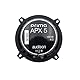 Audison APX 5 – 130-mm 2-Wege-Koaxiallautsprecher-Paar, 150W Peak, konzentrischer Hochtöner mit integrierter Waveguide für optimale Abstrahlung