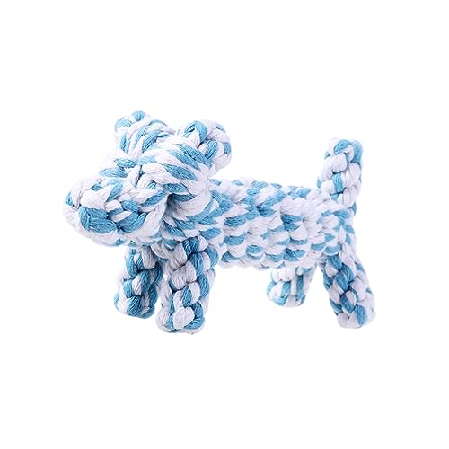 SEWOART Cute Mini Tiger Cotton Teething Toys for Puppies Dog Chew Rope Toys Safe Interactive Play