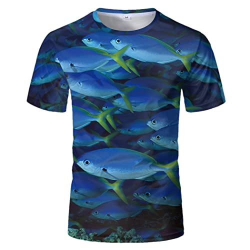 T-shirt col rond homme Haitpant Cbt-272 4XL avec impression 3D