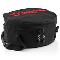 BBQ-Toro Dutch Oven Tragetasche für 6,9 QT Dutch Oven, Feuertopf oder Schmortopf | Aufbewahrungstasche, Transporttasche, Grill Bag | schwarz | Tasche für Dutch Oven | Dutch Oven Zubehör