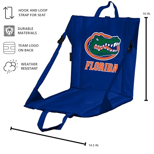 Image of Logo Brands Officially Licensed NCAA Unisex Stadium Seat, One Size, Team Color