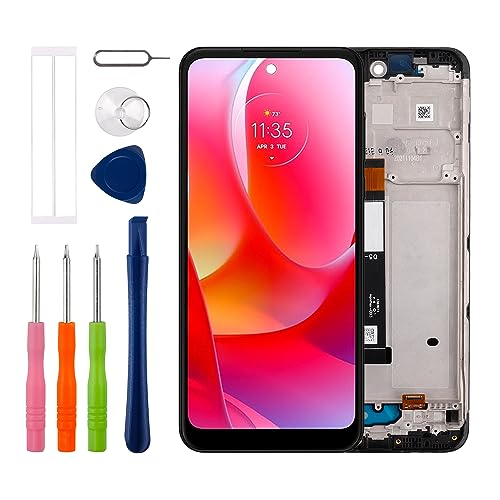 Écran LCD Moto G Power 2022 noir avec kit de réparation complet Duotipa
