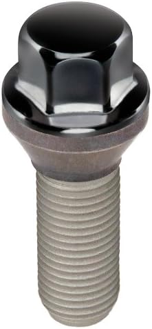 McGard69779BK Black M12 x 1.5 Thread Size Cone Seat Lug Bolt, (Pack of 50)