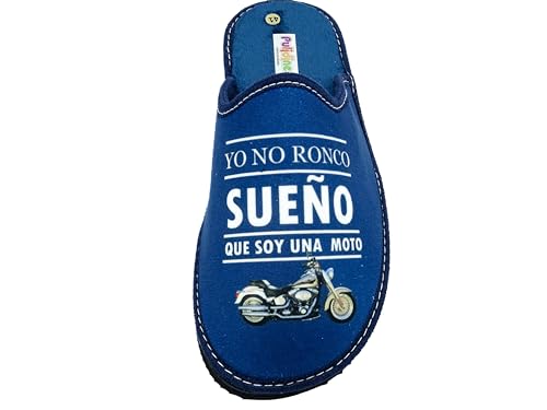 PULIDINES - Zapatilla de casa para Caballero Muy Divertida si