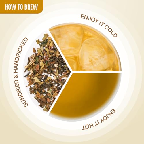 Image of House of Hindraj Meditative Swami Yogi Ayurvedic Herbal Loose Tea 30 g Chai Inspired Blend Helps with Immunity, Digestion & Fatigue Natural & Caffeine-Free