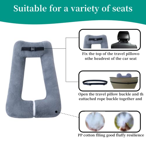 Image of FHSGGP Travel Pillow Upgraded Version of Aircraft Travel Neck Pillow