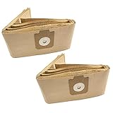 vhbw 20x Staubsaugerbeutel kompatibel mit Nilfisk-Alto GD 930 / GD930, GD 930 / GD930 Panther, GD 930 G Panther Staubsauger - Papier, sandfarben