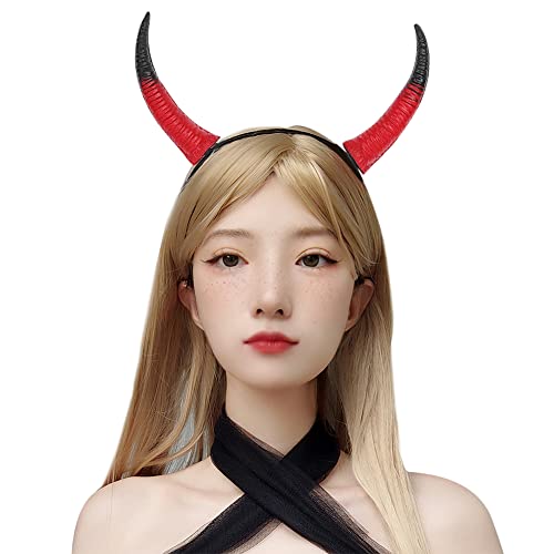Haozaikeji Devil Horns Headband, Gothic Steampunk Costume Accessory for Halloween Cosplay, Masquerade, Carnival - Image 4