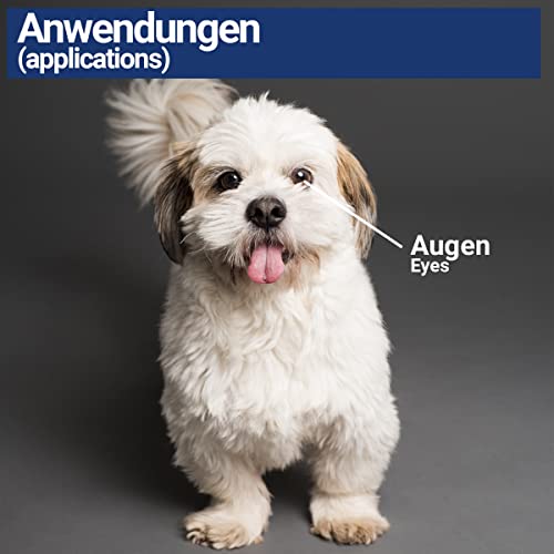 BMUT 1x 30ml Augentropfen für Hunde & Katzen mit kolloidalem Silber – 25 ppm – Augenpflege – Juckreiz, Reizung, Tränenflecken