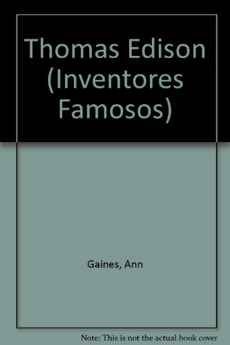Thomas Edison [Spanish] 1589521749 Book Cover