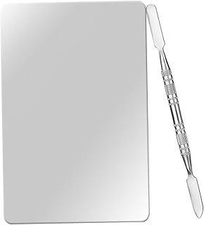 1set Stainless Steel Foundation Mixing Palett...