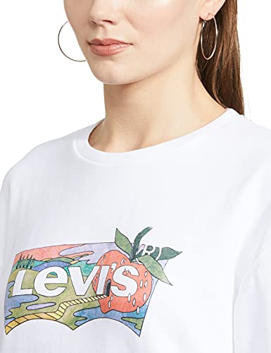 Image of Levi's Women Cotton Blend Crew Neck Sweatshirt