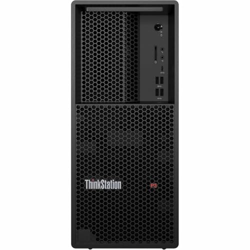 Image of Lenovo Thinkstation P3 Tower Workstation, Intel Core i7-13700 2.1Ghz, 16GB Ram, 512GB SSD, Windows 11 Pro, Black