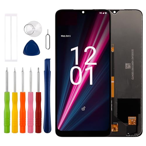 Bloc LCD T-Mobile REVVL 6 Pro TMAF035G avec vitre tactile numériseur et cadre de montage