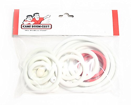 Game Room Guys Zaccaria Locomotion Pinball White Rubber Ring Kit