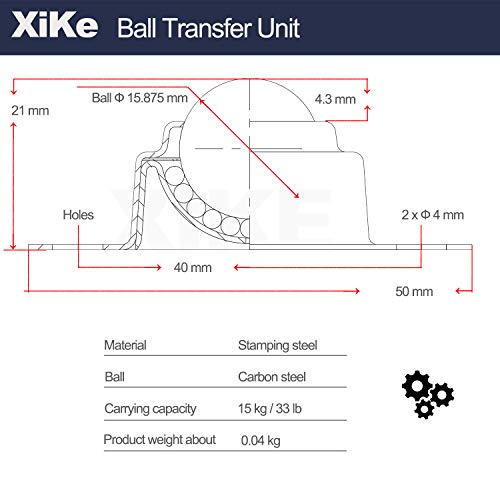 Rodamientos de bola de rodillo de 5/8 para equipo de transferencia XiKe 5