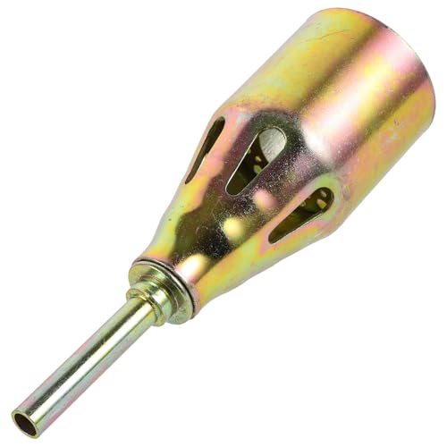 CORHAD Cabezal de Quemador de Gas Dorado de Hierro Resistente para Camping E Interior, Boquilla Duradera y No Fácil de Romper para Reemplazo de Quemador