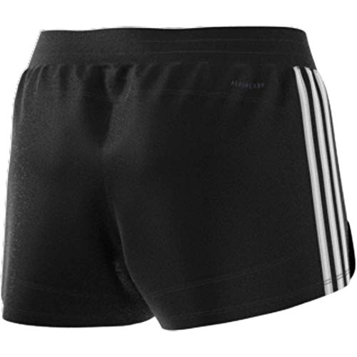 Adidas,Womens,Pacer 3-Stripes Woven Shorts,Black/White,Large #TOP4