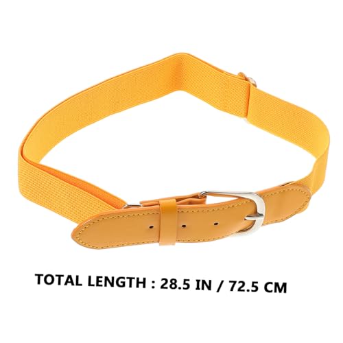 Boys and Girls Adjustable Elastic Softball Belt Vibrant Orange Baseball Belt for Youth Sports Uniforms for Boys and Girls for Growing Teens2