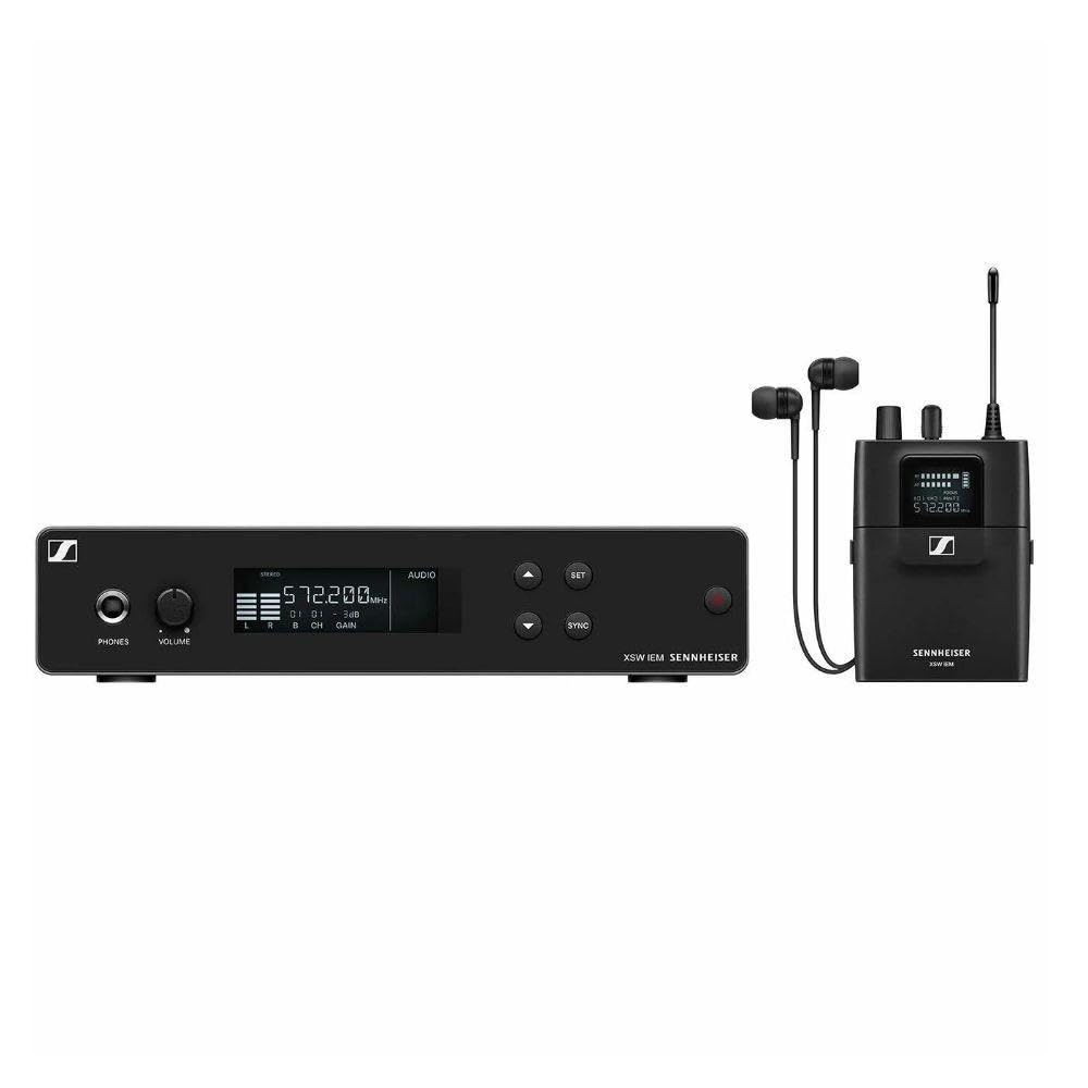 SENNHEISER XSW IEM SET (C) Komplettes kabelloses In-Ear-Monitor-Monitor-System | Vollständiger Monitor, UHF 734-776 MHz