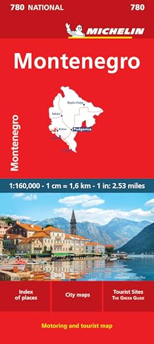 Montenegro Motoring and Tourist Map No 780 (Michelin Maps, 780)