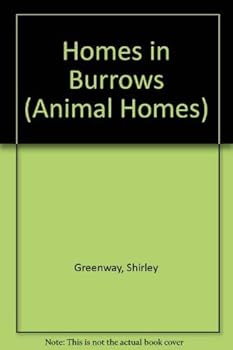 Hardcover Homes in Burrows (Animal Homes) Book