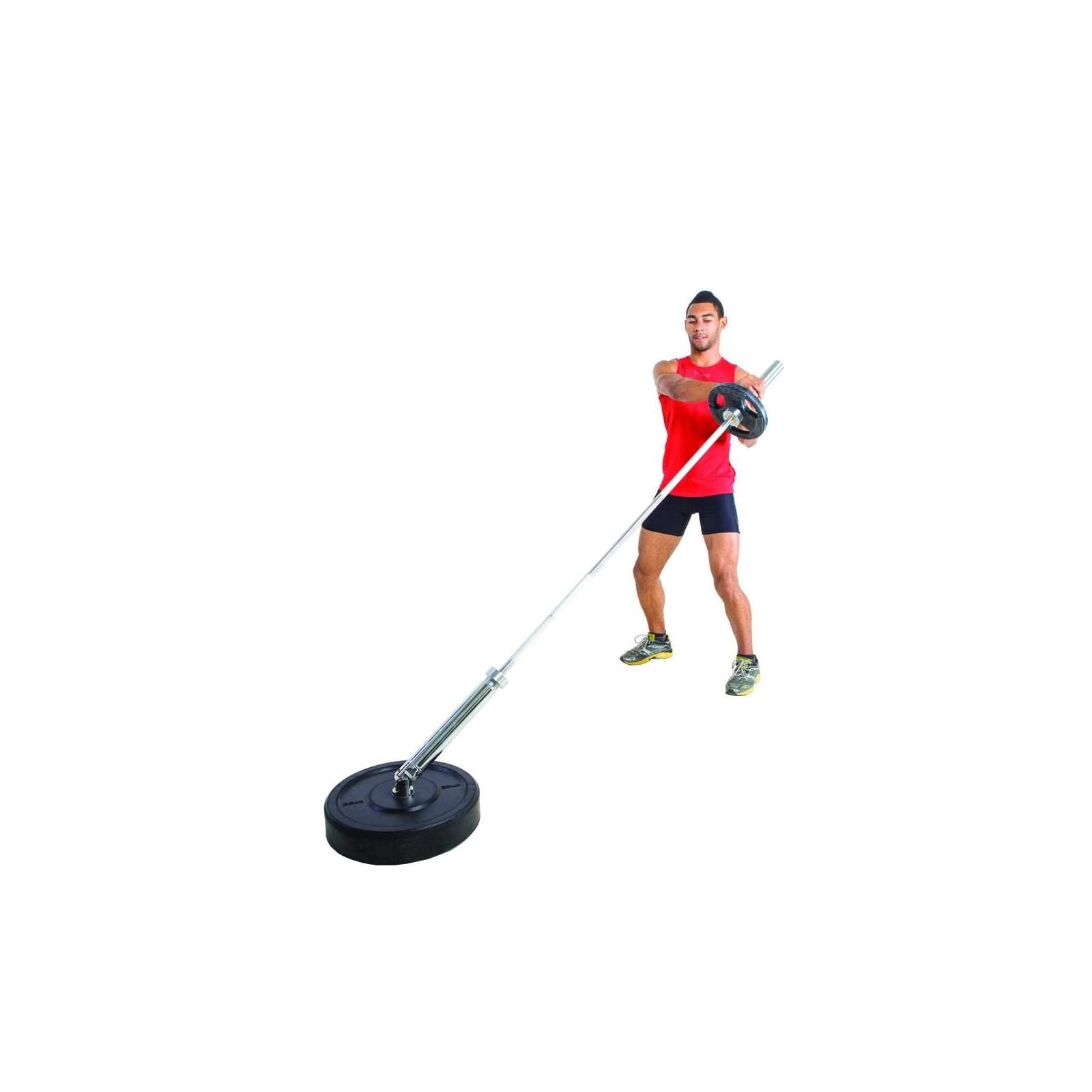 AMAYA SPORT Core Trainer 50 mm, Máquina Fitness para Entrenamiento de Musculación y Tonificación del Core, Ejercicio Funcional Multidireccional, Utilizar con Barra Olímpica y Platos