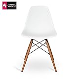Envío a Pie de Calle Ventamueblesonline Silla Tower Wood Blanca