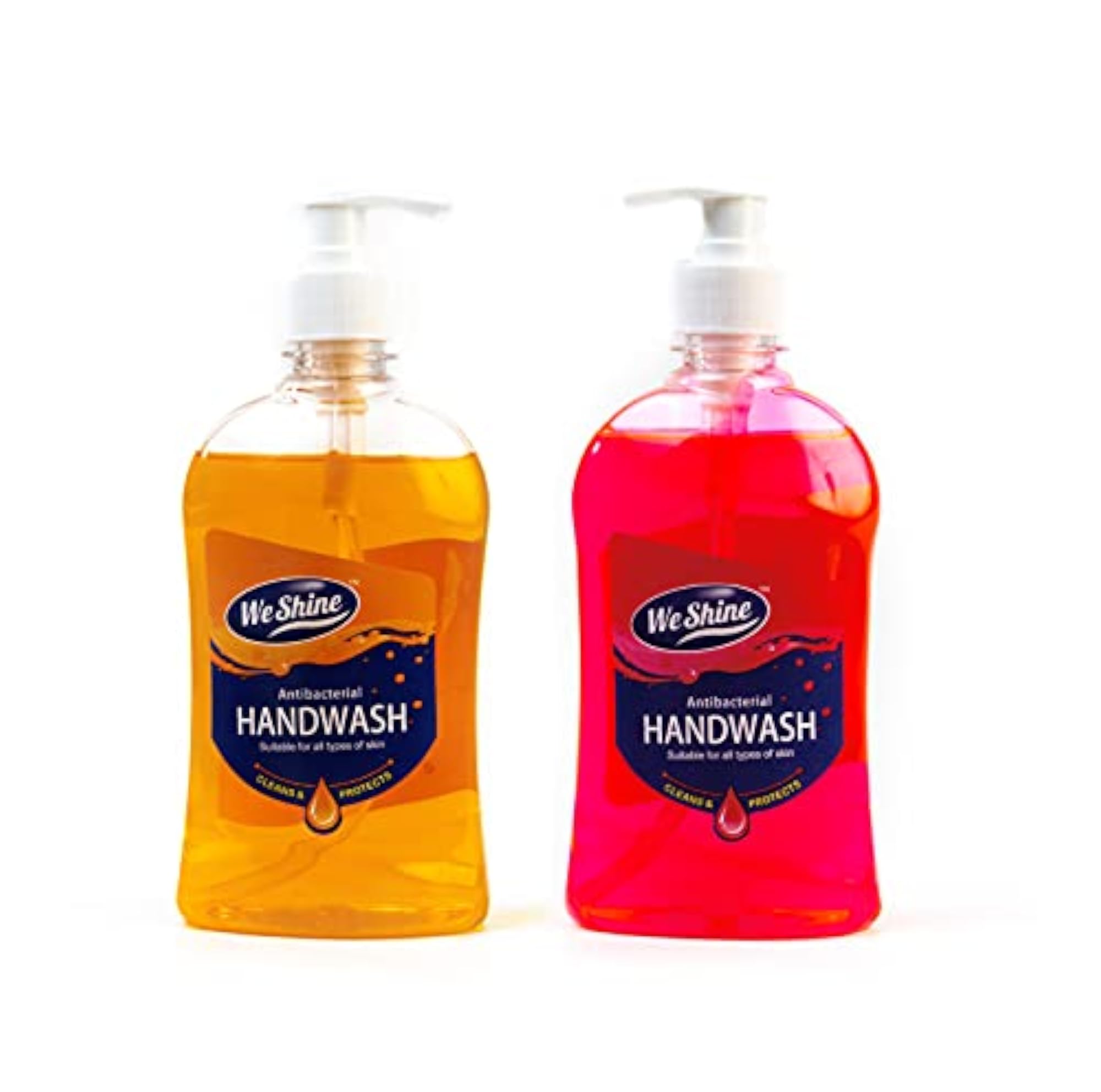Antibacterial Germ Protection Hand Wash Liquid Soap Dispenser, Refreshing Fragrance