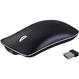 ✔ Schlankes, symmetrisches Design: Die tragbare Maus kann problemlos in Ihrer Laptop-Tasche verstaut werden, die sich perfekt für unterwegs eignet. Die symmetrische Form eignet sich für Links- und Rechtshänder. (Hinweis: Der USB-Nano-Empfänger befindet sich im hinteren Steckplatz der Maus.)