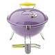 Kugelgrill 57 cm von Landmann in Violett Piccolino Holzkohlegrill