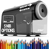 AFMAT Vollautomatischer Elektrischer Anspitzer, Schnell&Hands-Free, 10.000+ Nutzungen,...