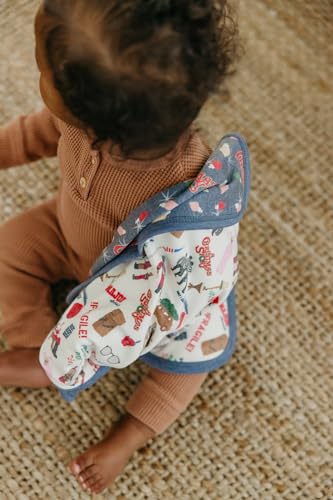 Image of Copper Pearl Baby Security Blanket Set of 2 - Portable Size for Self-Soothing On-The-Go, Ideal Baby Blankets for Boys and Girls, Ultra-Soft, and Gift-Ready Loveys - A Christmas Story