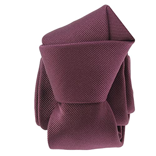 Cravate en soie italienne violet ancien pour éviter les plis et les nœuds lâches