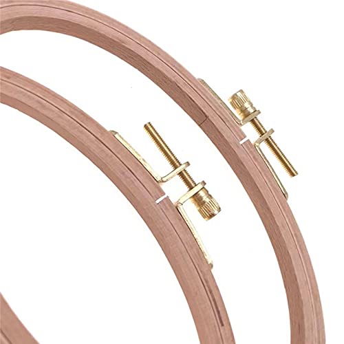 Bwrmhme 4 X 6 Inch Wood Oval Embroidery Hoops Set Of 5 thumb #5